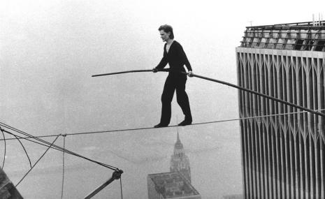 Philippe Petit (Via <a href="http://www.responsible-law-of-attraction-living.com/fortune-favors-the-bold.html">ROLAL.com</a>.)